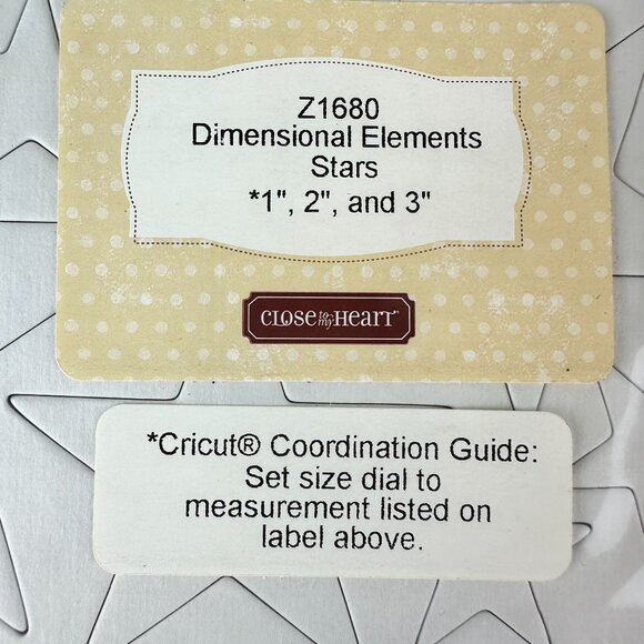 Close To My Heart Dimensional Elements Hearts & Stars Cardstock Shapes - Picture 3 of 4